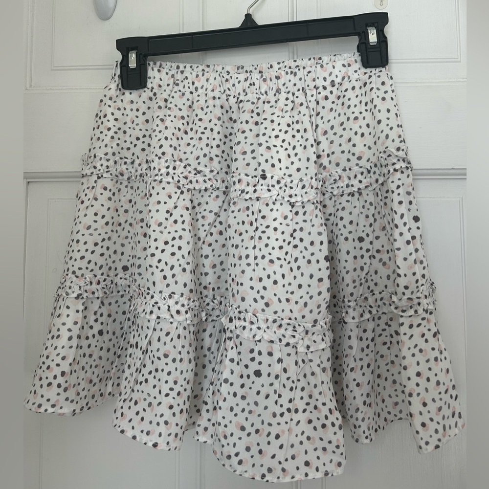 Princess Polly polka dot skirt.